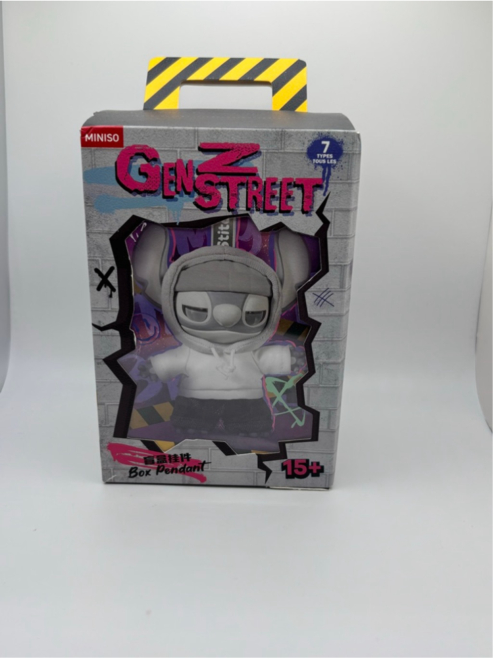 MINISO Stitch Gen Z Street Box Pendant